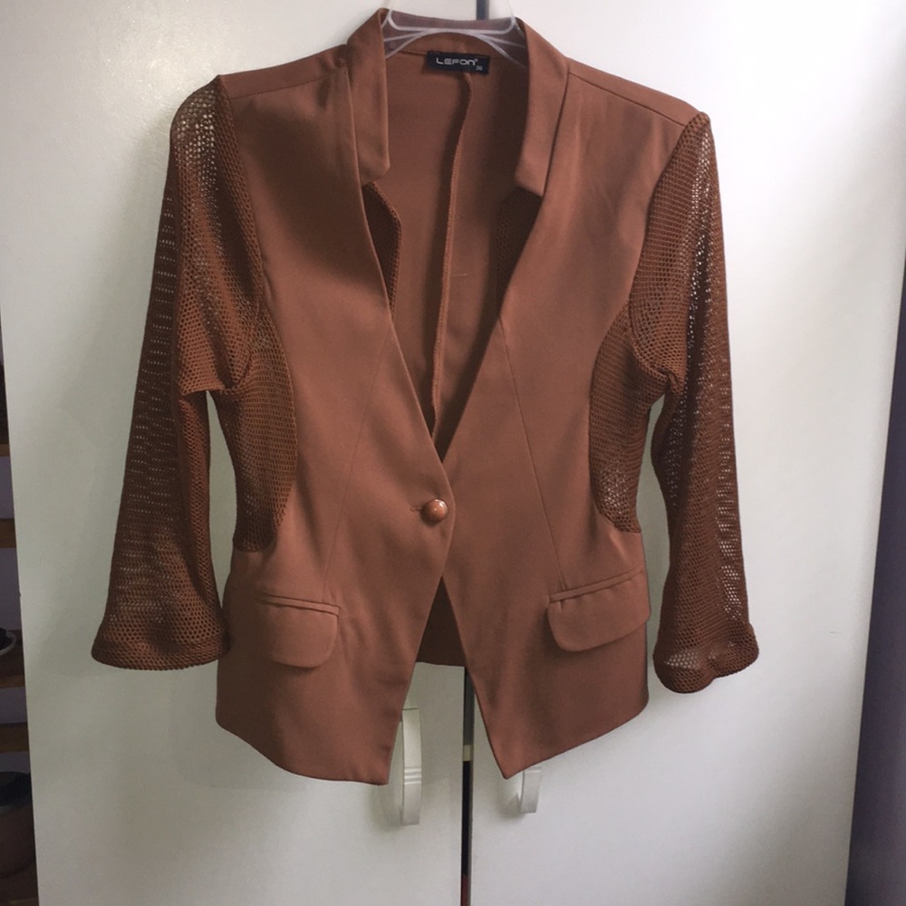 Brown blazer